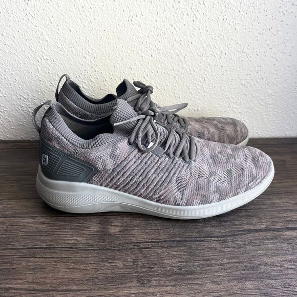 FootJoy Other - FootJoy Flex SP Spikeless Golf Shoes Grey Camo Mens Size 11.5 56272